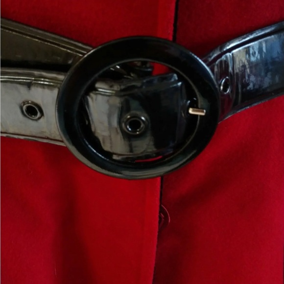 LAUNDRY by Design Red Holiday Christmas Wool Coat NWT $500 - Picture 4 of 7